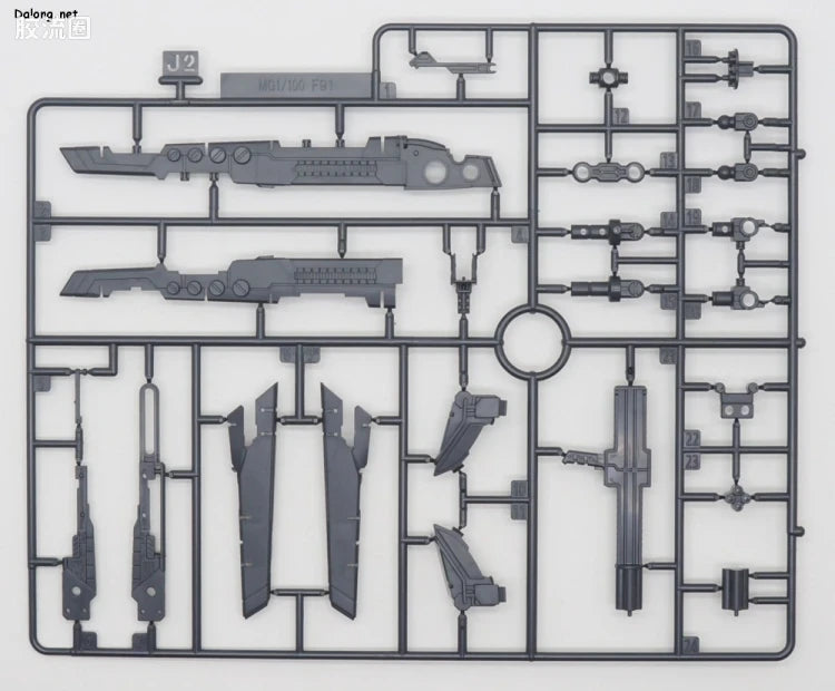 P-Bandai MG 1/100 Gundam F91 Ver.2.0 with Back Cannon & Twin Vesbar