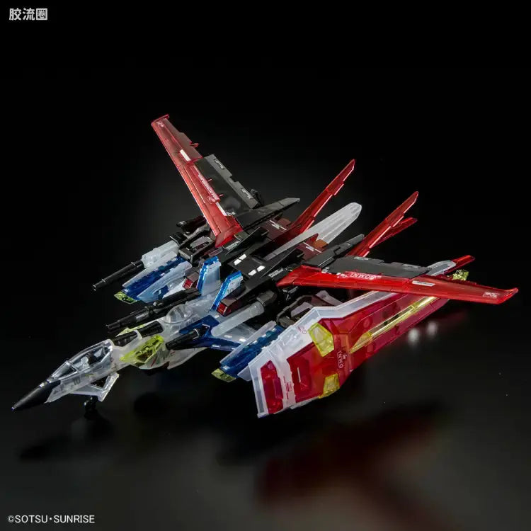 P-Bandai RG 1/144 Aile Strike Gundam & Skygrasper (Launcher/Sword Pack Set) [Clear Color]