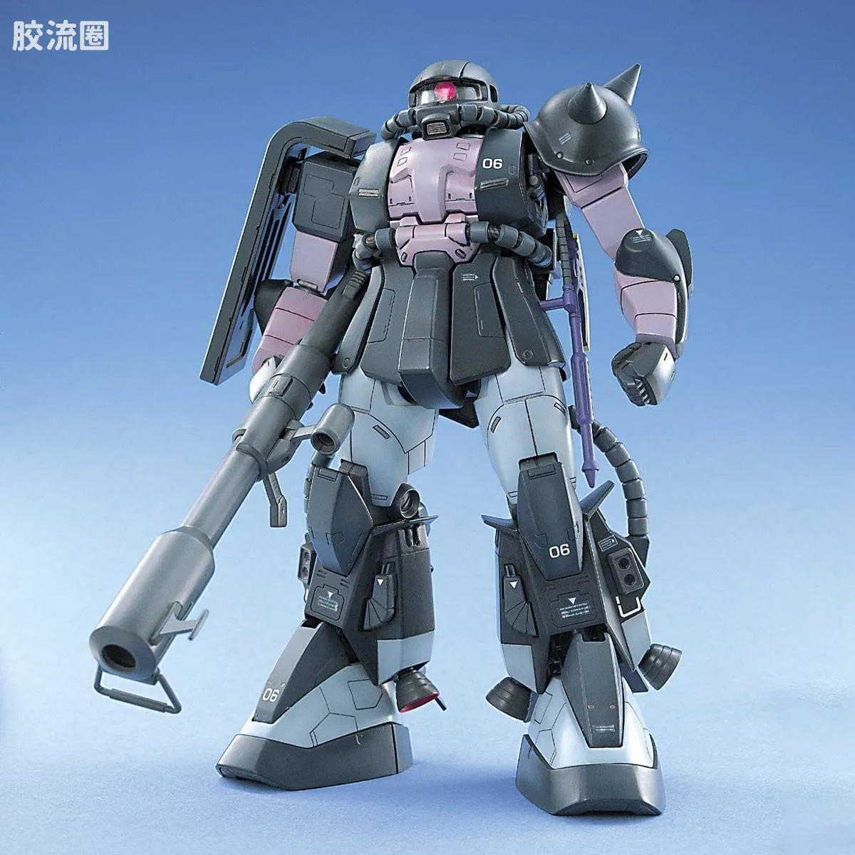 Bandai MG 1/100 MS-06R-1A Zaku II (Black Tri-Stars)