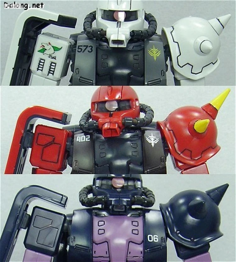 Bandai MG 1/100 MS-06R-1A Zaku II (Black Tri-Stars)