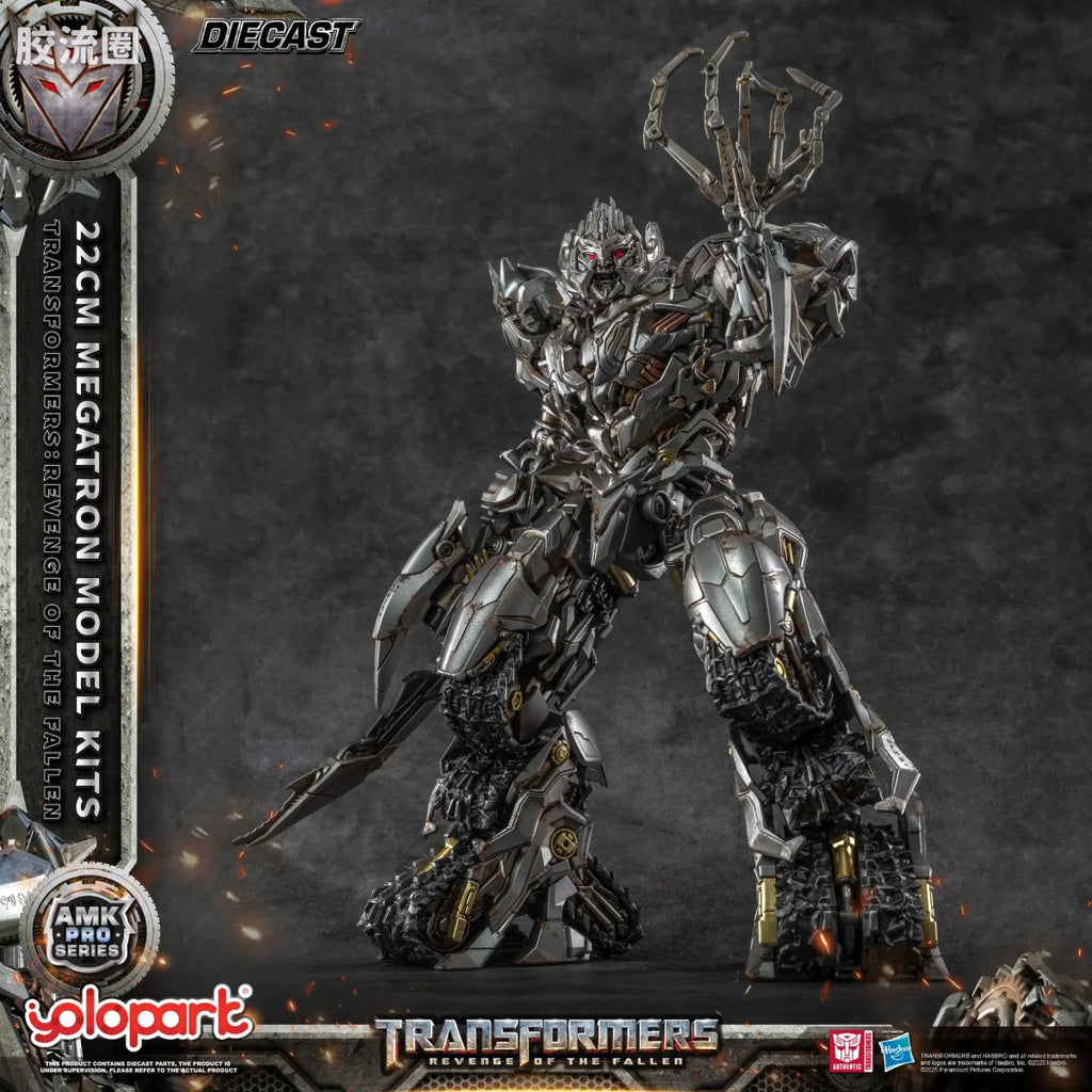 YOLOPARK Amk Pro Series Transformers Revenge Of The Fallen 22cm Megatron Model Kits