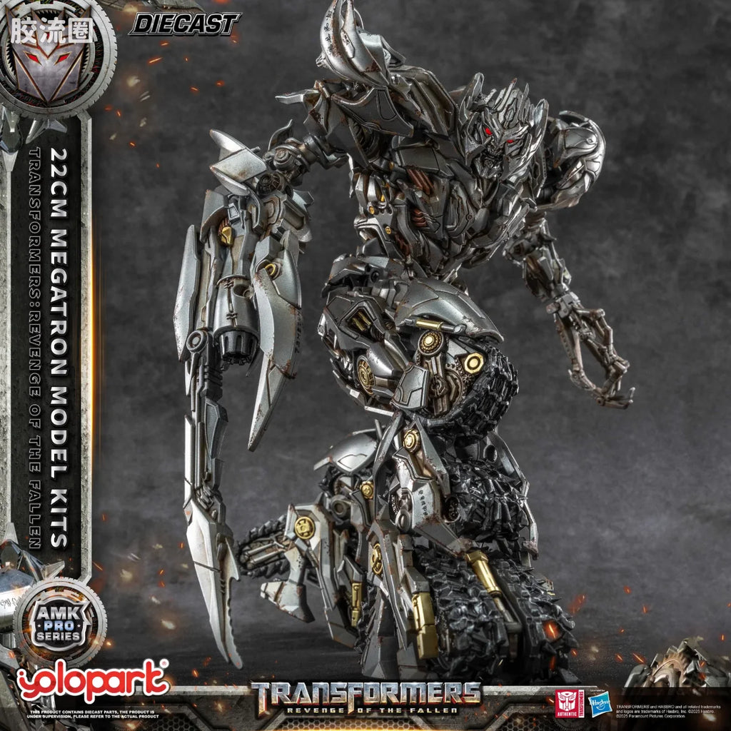 YOLOPARK Amk Pro Series Transformers Revenge Of The Fallen 22cm Megatron Model Kits
