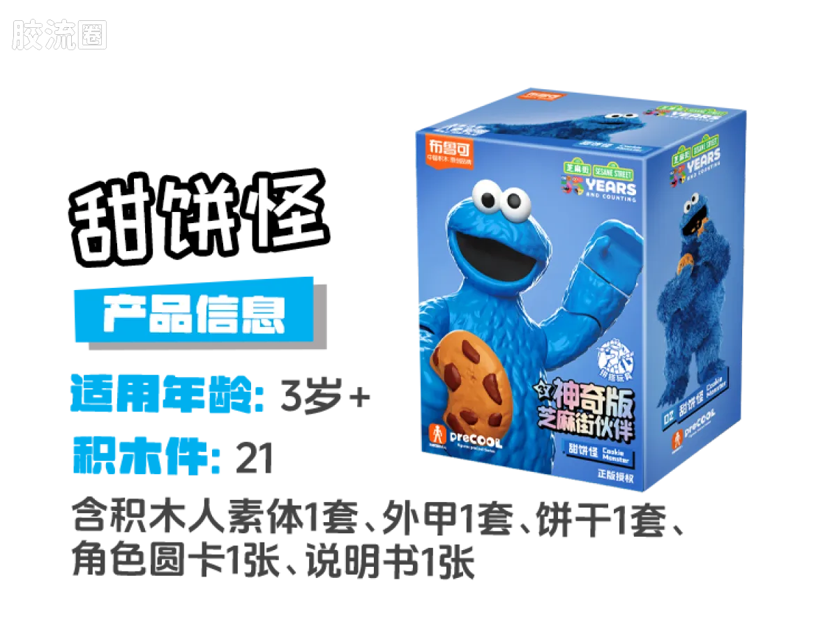 Blokees Sesame Street preCOOL Series 01