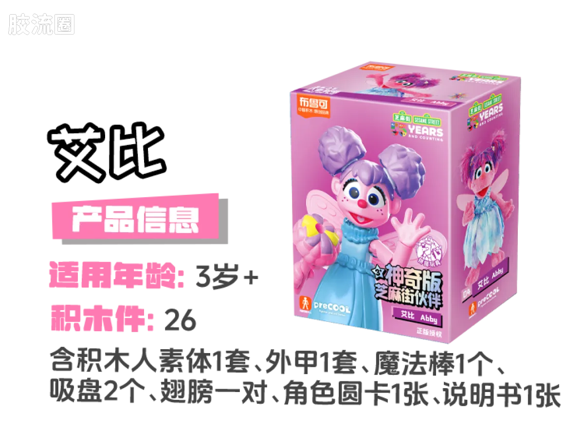 Blokees Sesame Street preCOOL Series 01
