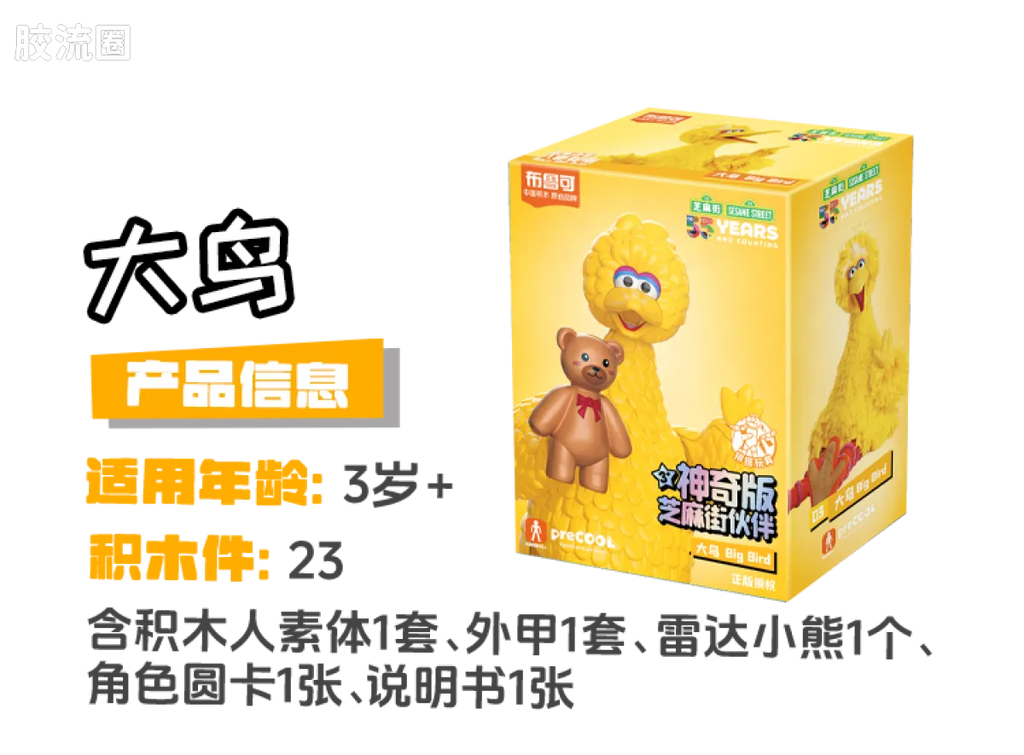 Blokees Sesame Street preCOOL Series 01