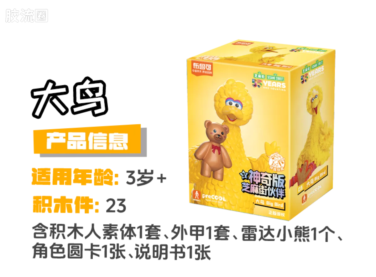 Blokees Sesame Street preCOOL Series 01