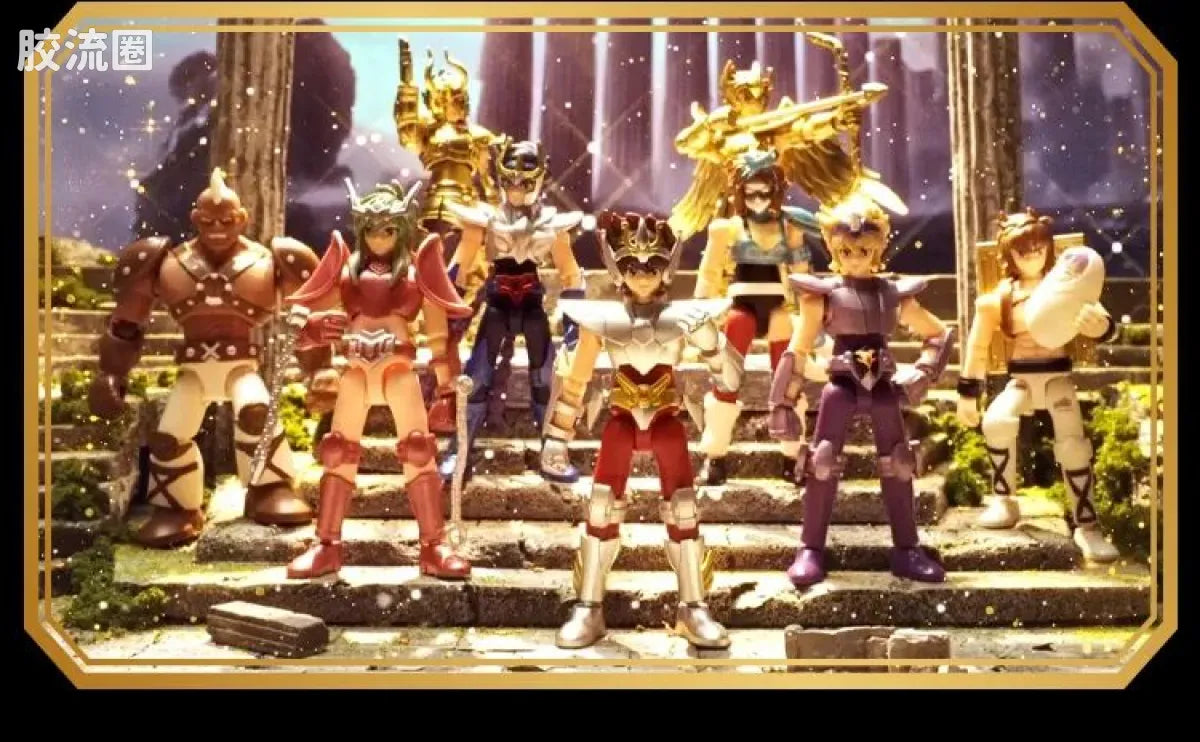 Blokees Saint Seiya Champion Class Aries Mu, Leo Aiolia & Scorpio Miro