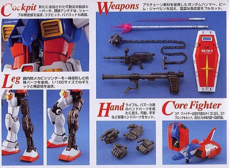 Bandai MG 1/100 RX-78-2 Gundam Ver.1.5
