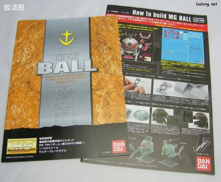 Bandai MG 1/100 RB-79 Ball [Factory Image Color]