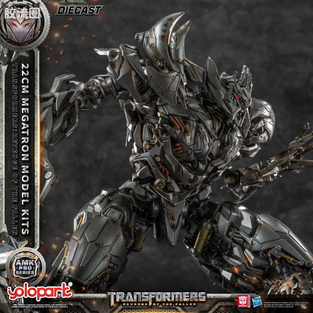 YOLOPARK Amk Pro Series Transformers Revenge Of The Fallen 22cm Megatron Model Kits