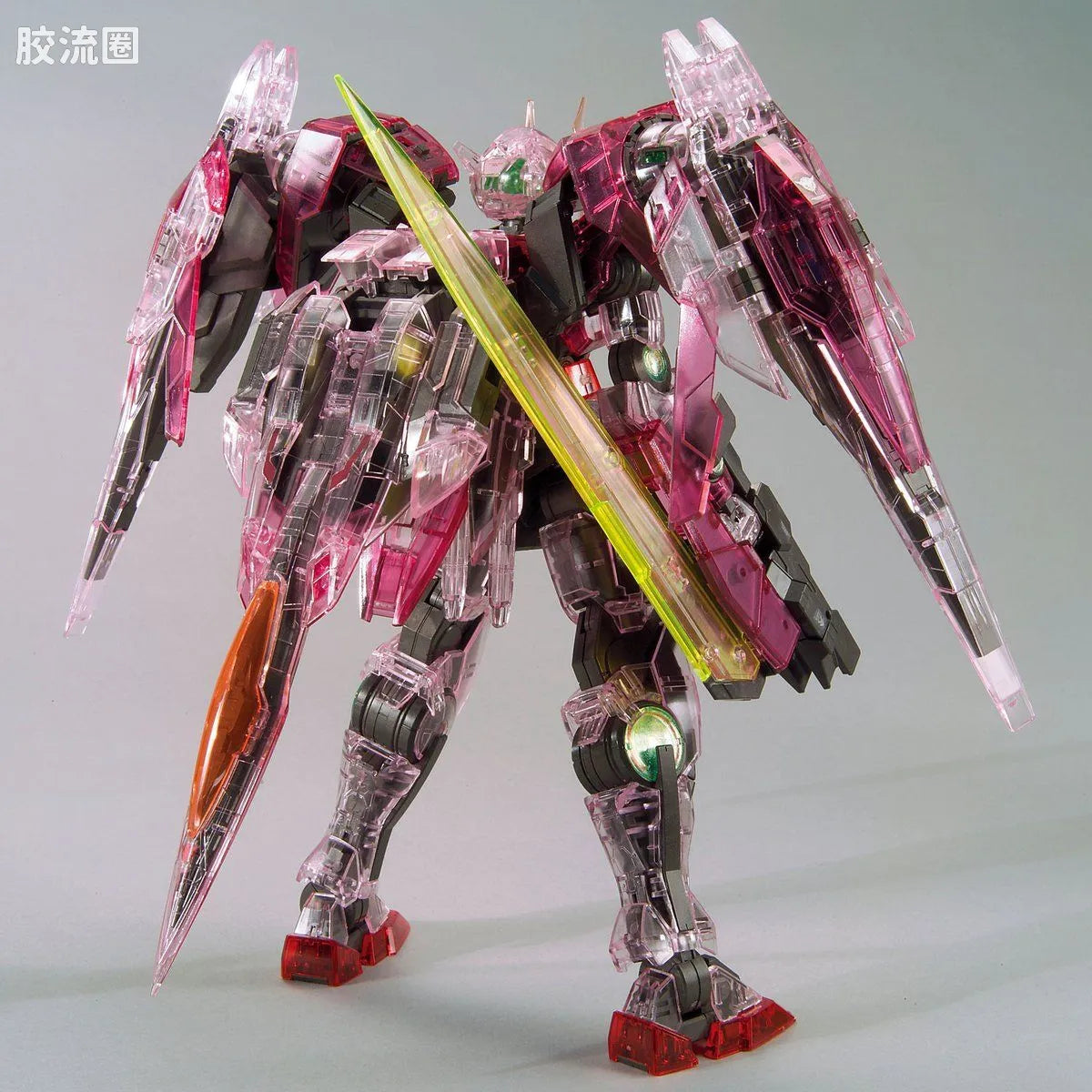Bandai MG 1/100 The Gundam Base Limited Trans-Am Raiser [Clear Color]