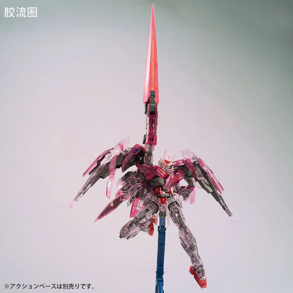 Bandai MG 1/100 The Gundam Base Limited Trans-Am Raiser [Clear Color]
