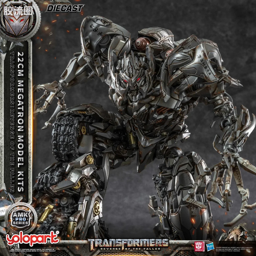 YOLOPARK Amk Pro Series Transformers Revenge Of The Fallen 22cm Megatron Model Kits