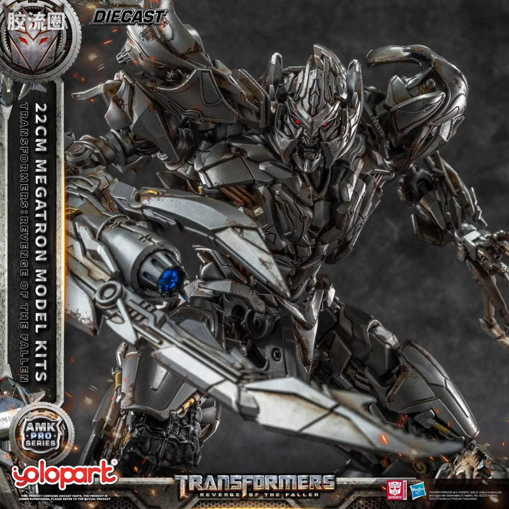 YOLOPARK Amk Pro Series Transformers Revenge Of The Fallen 22cm Megatron Model Kits