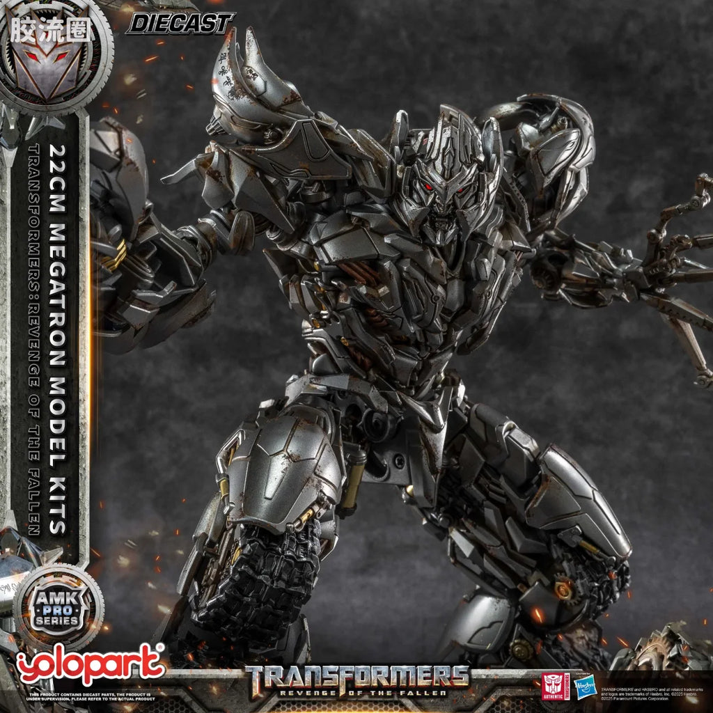 YOLOPARK Amk Pro Series Transformers Revenge Of The Fallen 22cm Megatron Model Kits