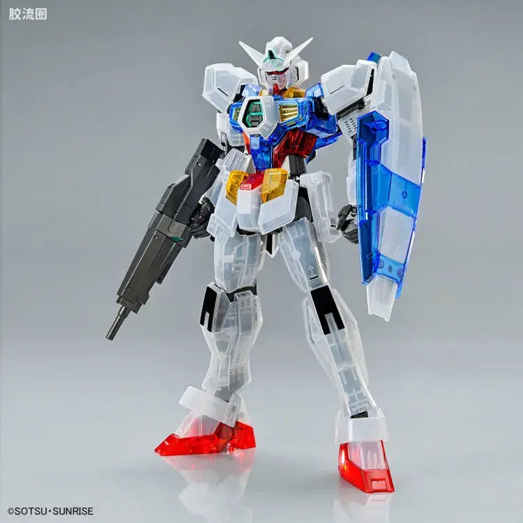 P-Bandai MG 1/100 Gundam AGE-1 Wear System Set [Clear Color]