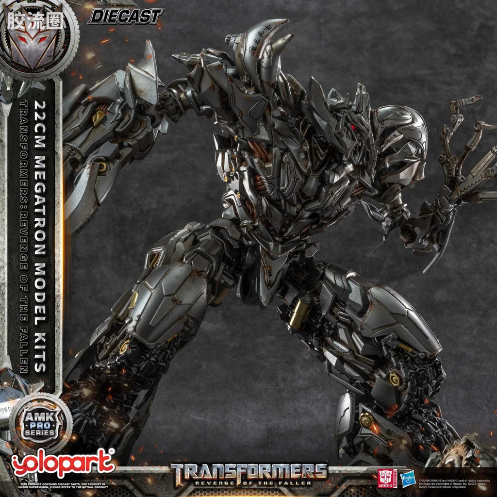 YOLOPARK Amk Pro Series Transformers Revenge Of The Fallen 22cm Megatron Model Kits