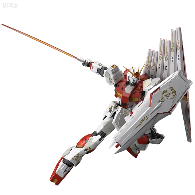 P-Bandai MG 1/100 Nu Gundam Ver.Ka [Titanium Finish]