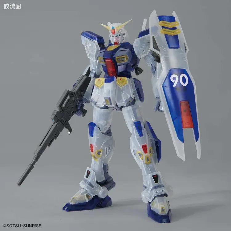 P-Bandai MG 1/100 Gundam F90 [Clear Color]