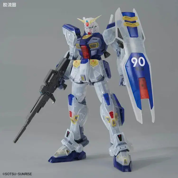P-Bandai MG 1/100 Gundam F90 [Clear Color]
