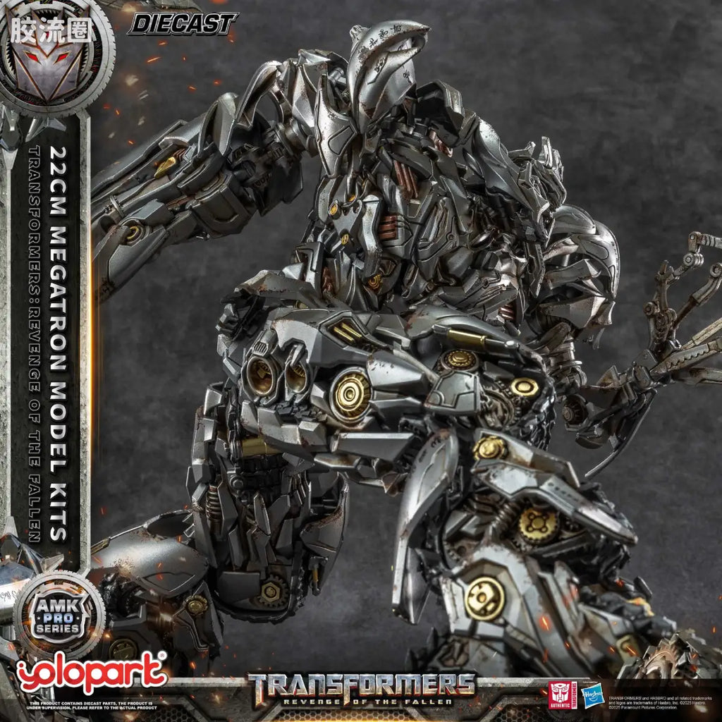 YOLOPARK Amk Pro Series Transformers Revenge Of The Fallen 22cm Megatron Model Kits