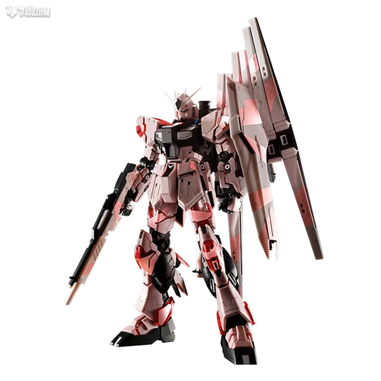 P-Bandai MG 1/100 Nu Gundam Ver.Ka [Cross Contrast Colors / Sunrise Pink]