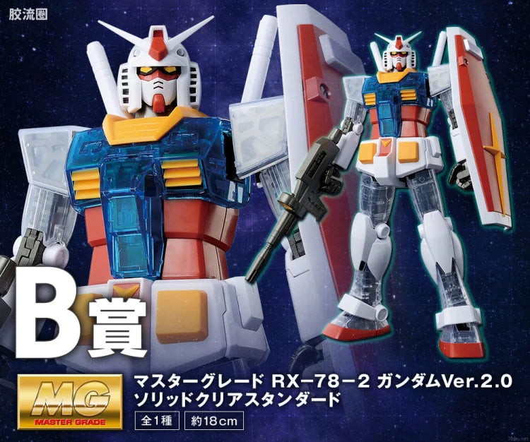 MG 1/100 RX-78-2 Gundam Ver.2.0 [Solid Clear Standard]