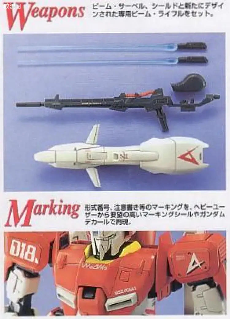 Bandai MG 1/100 MSZ-006A1 Zeta Plus A1