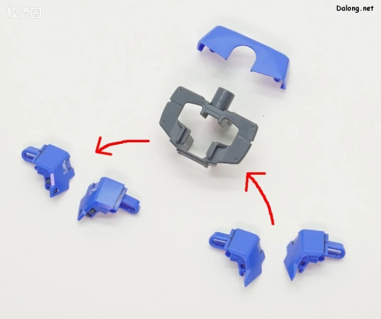 P-Bandai MG 1/100 Enhanced Expansion Parts for ZZ Gundam Ver.Ka