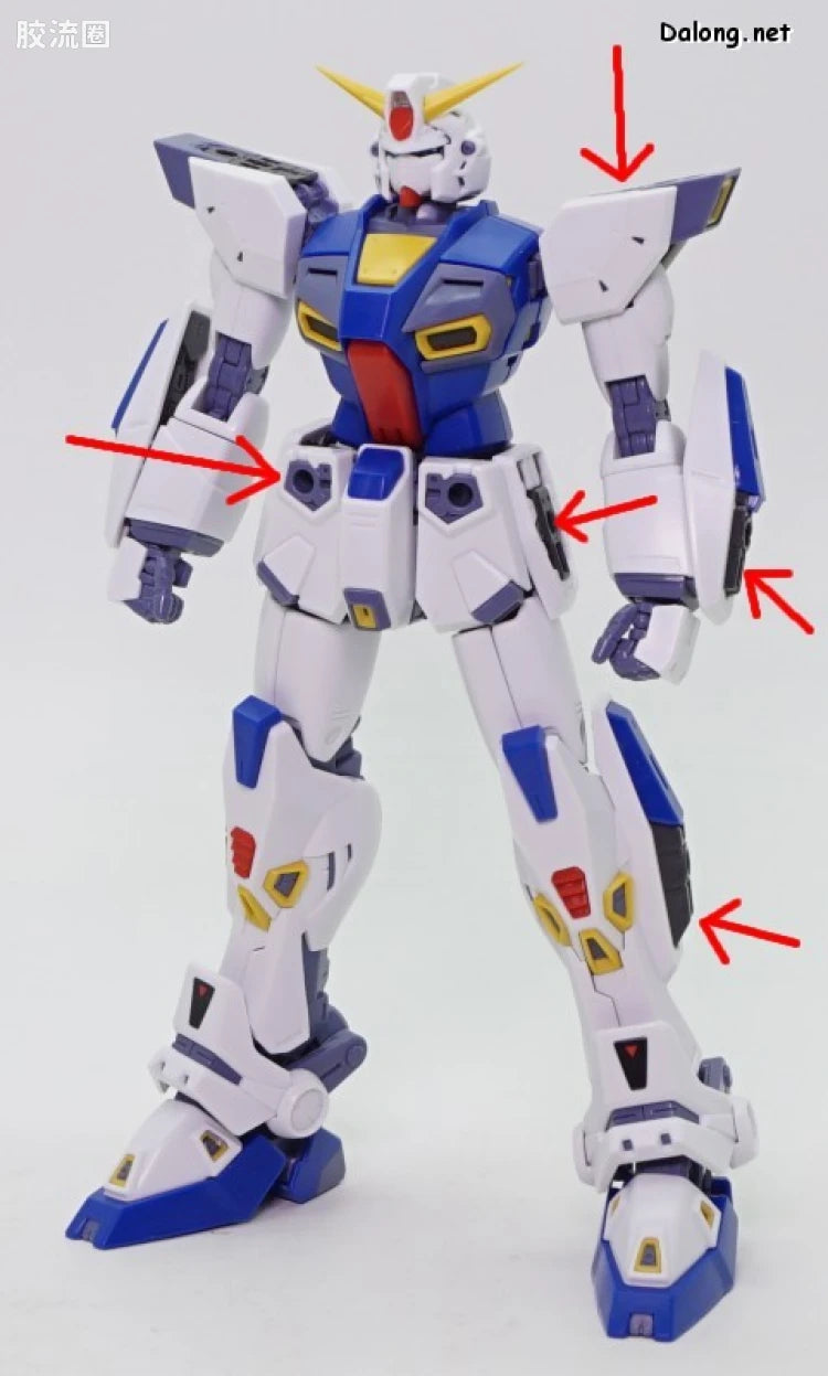 P-Bandai MG 1/100 Mission Pack F-Type & M-Type for Gundam F90