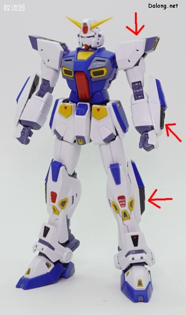 P-Bandai MG 1/100 Mission Pack B-Type & K-Type for Gundam F90