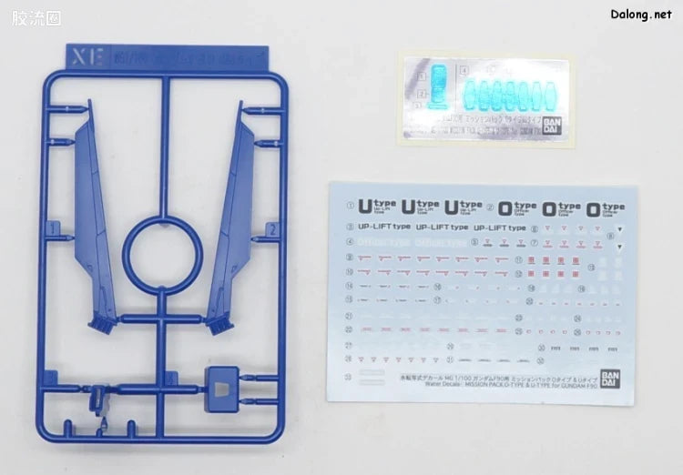 P-Bandai MG 1/100 Mission Pack O-Type & U-Type for Gundam F90