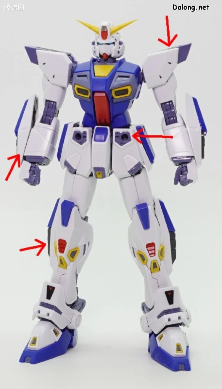 MG 1/100 Mission Pack W Type for Gundam F90