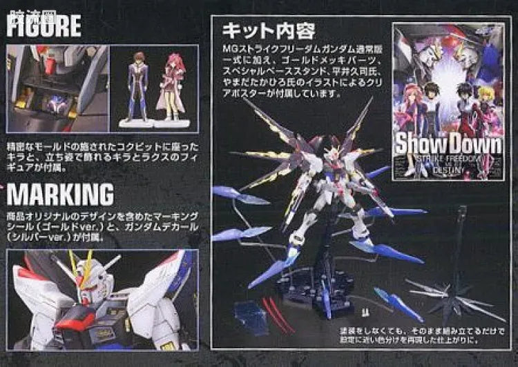 MG 1/100 Strike Freedom Gundam Full Burst Mode