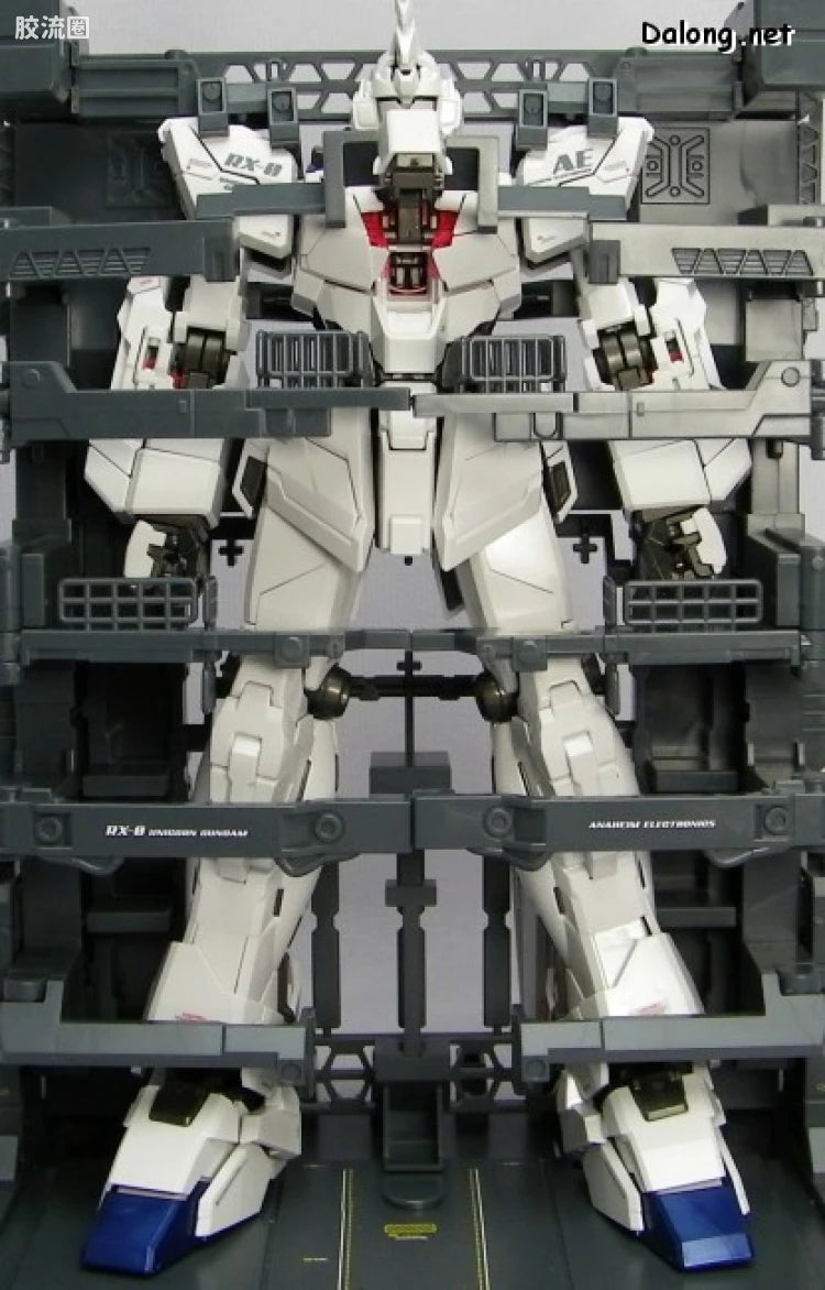 MG 1/100 Unicorn Gundam (HD Color + MS Cage)