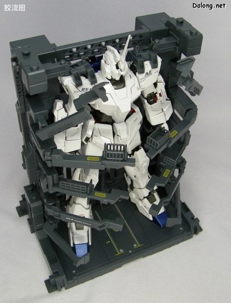 MG 1/100 Unicorn Gundam (HD Color + MS Cage)