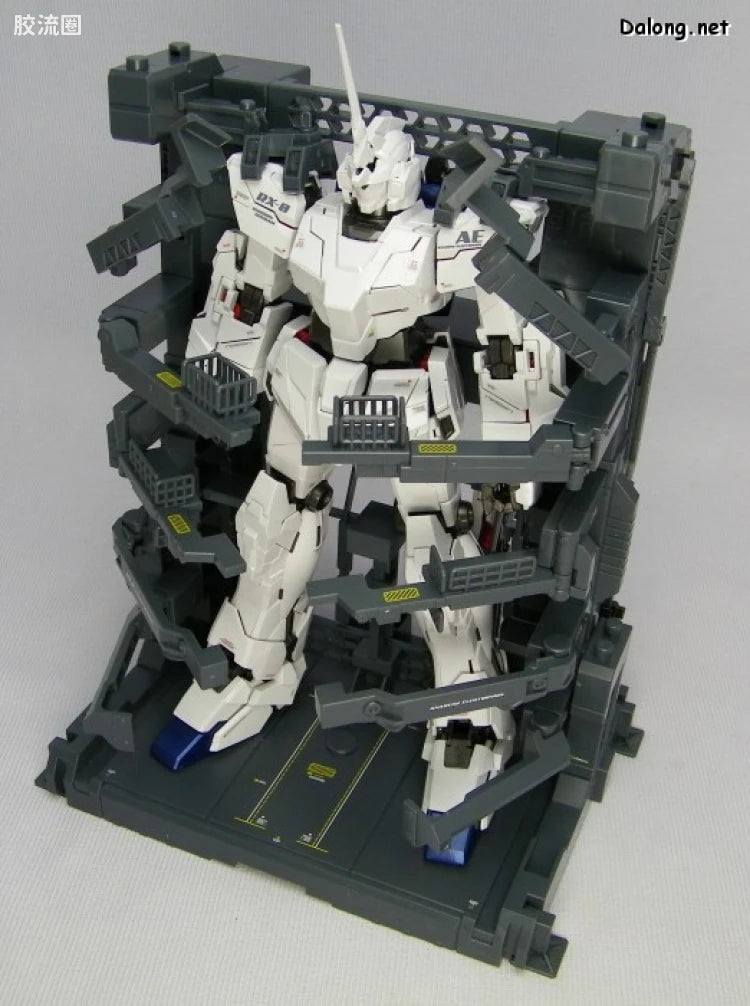 MG 1/100 Unicorn Gundam (HD Color + MS Cage)