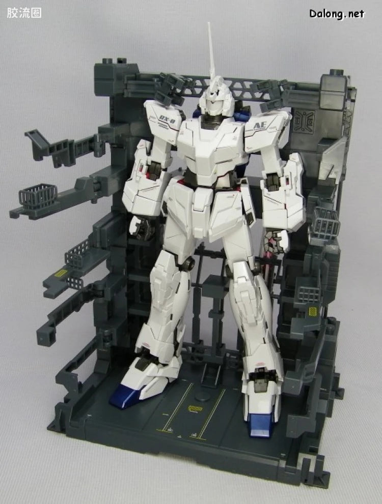MG 1/100 Unicorn Gundam (HD Color + MS Cage)