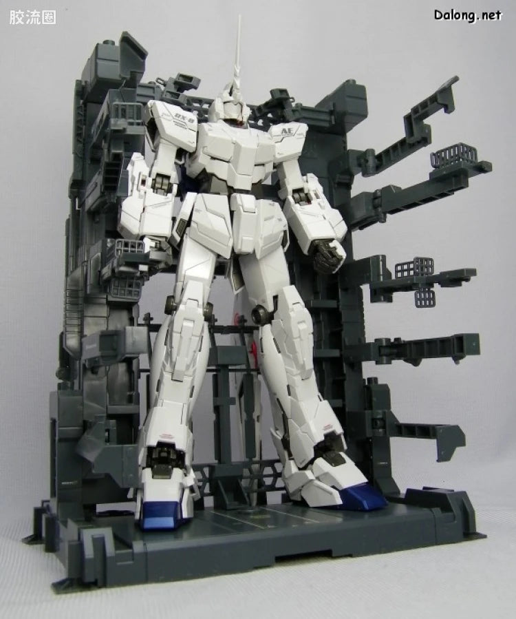 MG 1/100 Unicorn Gundam (HD Color + MS Cage)