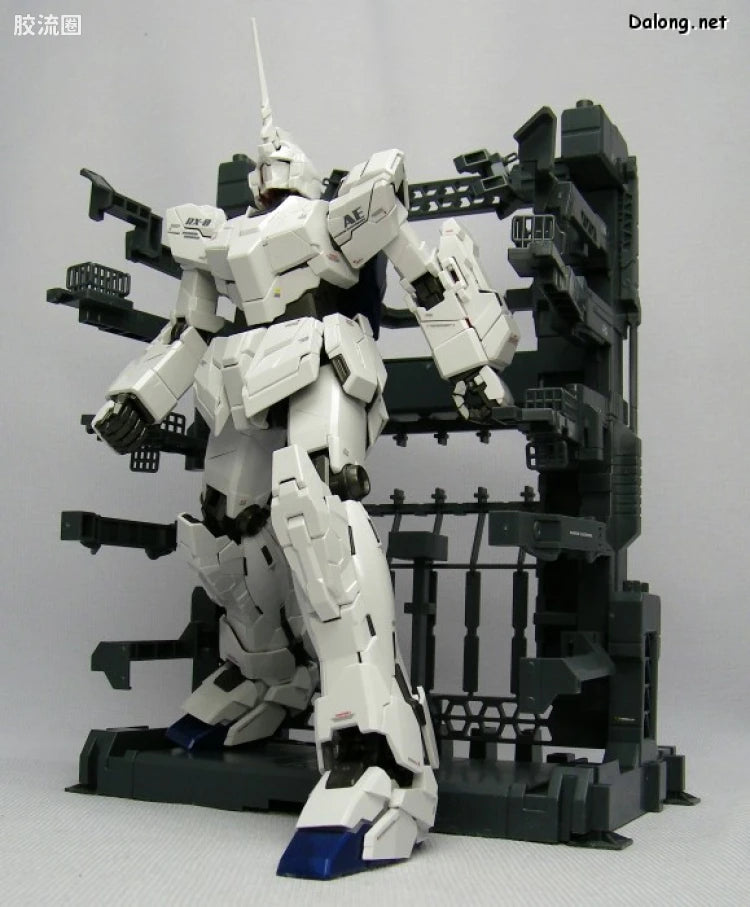 MG 1/100 Unicorn Gundam (HD Color + MS Cage)