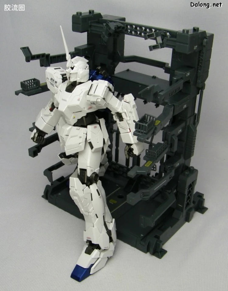 MG 1/100 Unicorn Gundam (HD Color + MS Cage)
