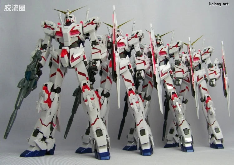 MG 1/100 Unicorn Gundam (HD Color + MS Cage)