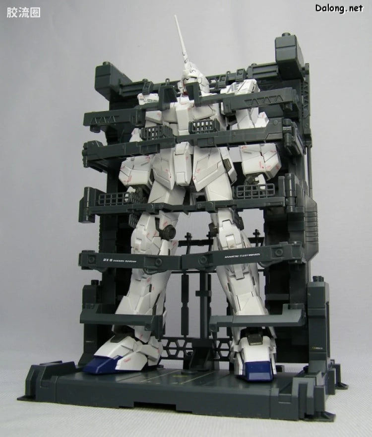 MG 1/100 Unicorn Gundam (HD Color + MS Cage)