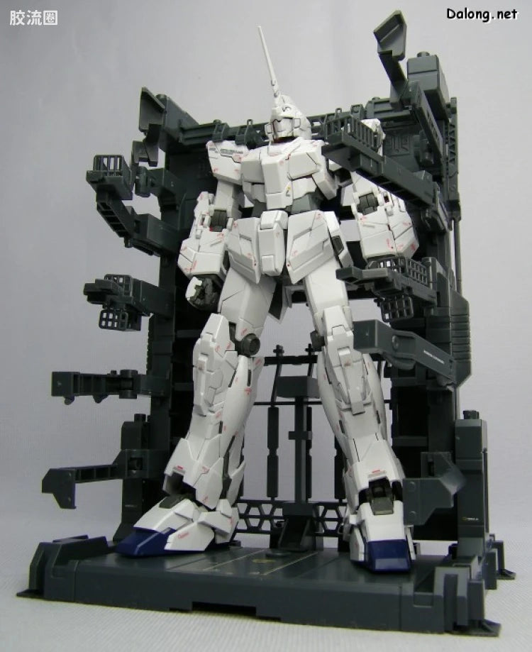MG 1/100 Unicorn Gundam (HD Color + MS Cage)
