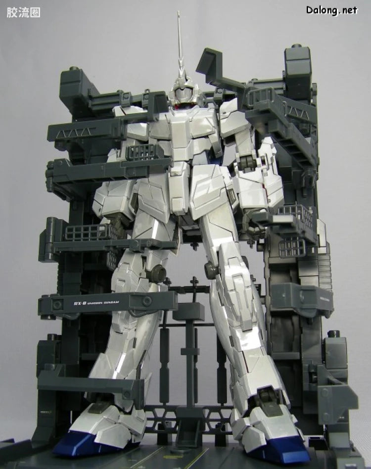MG 1/100 Unicorn Gundam (HD Color + MS Cage)