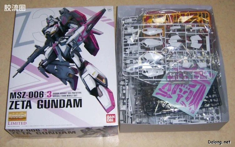 MG 1/100 MSZ-006-3 Zeta Gundam Unit 3 White Unicorn Color Ver.