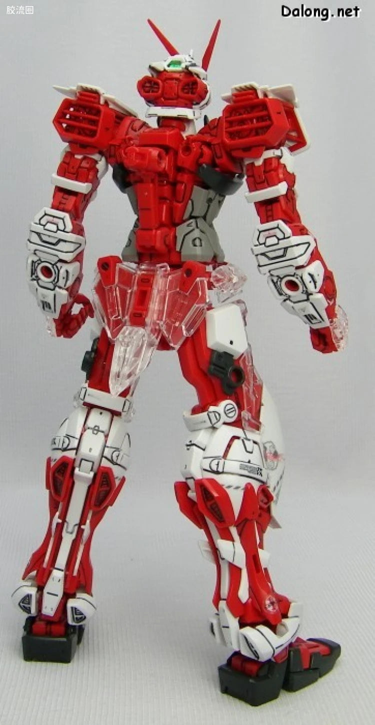 Bandai MG 1/100 MBF-P02Kai Gundam Astray Red Frame Kai with Special Clear Armor Parts
