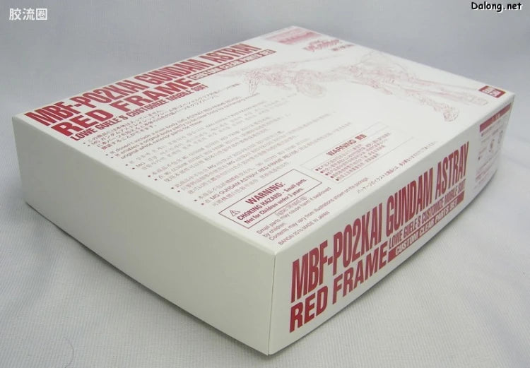 Bandai MG 1/100 MBF-P02Kai Gundam Astray Red Frame Kai with Special Clear Armor Parts