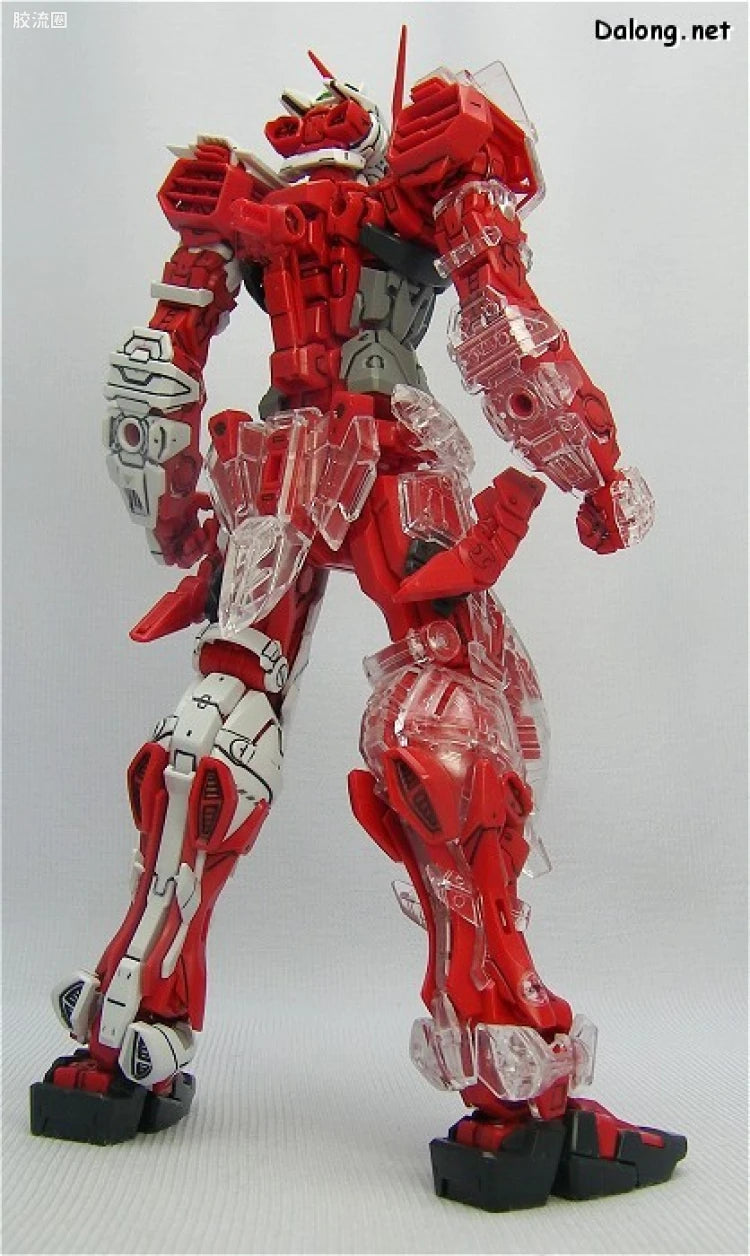 Bandai MG 1/100 MBF-P02Kai Gundam Astray Red Frame Kai with Special Clear Armor Parts