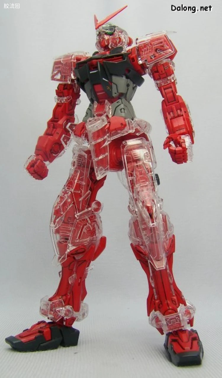 Bandai MG 1/100 MBF-P02Kai Gundam Astray Red Frame Kai with Special Clear Armor Parts